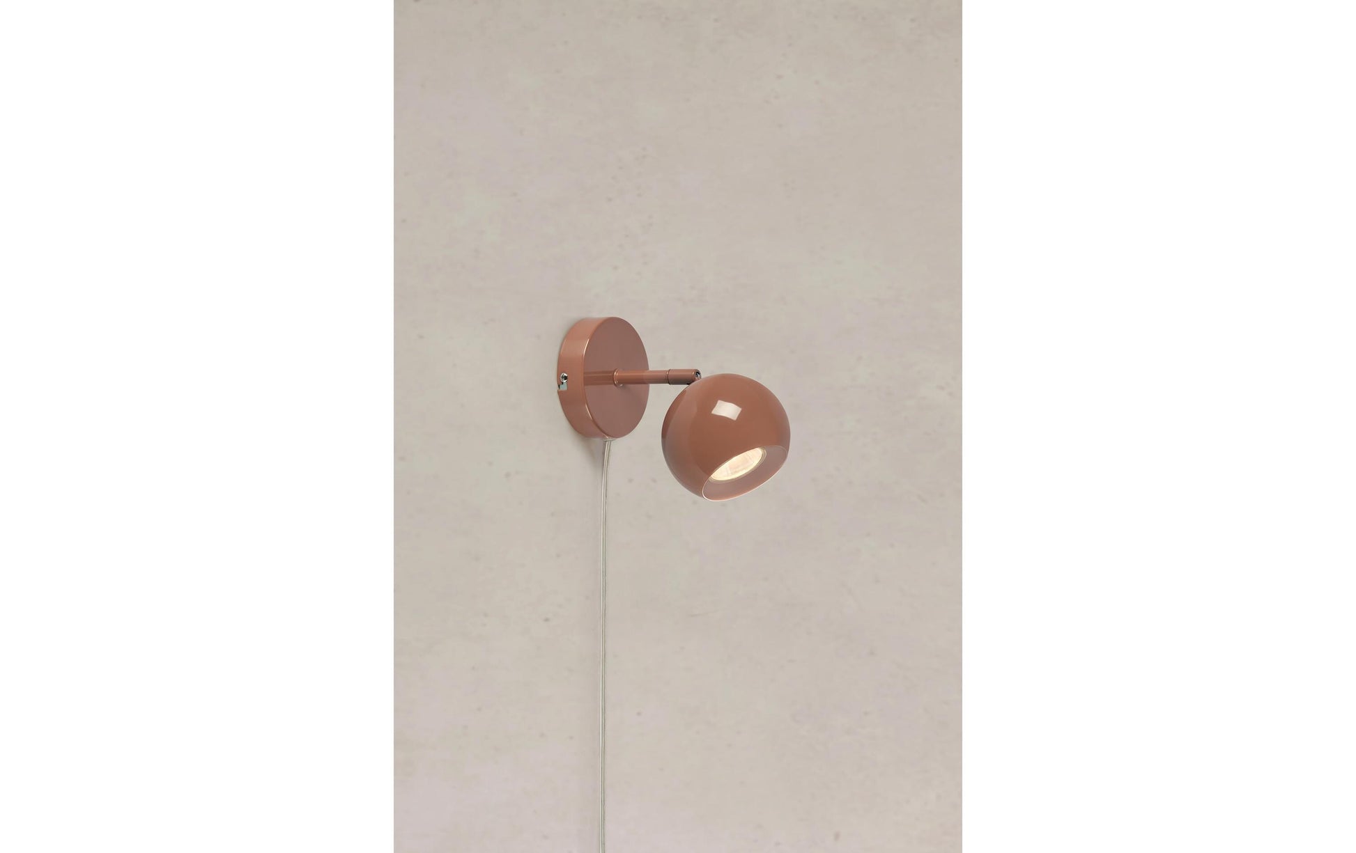 Markslöjd Wandleuchte Pop – Ø 10 × 14 cm, 7 W, braun, exkl. GU10