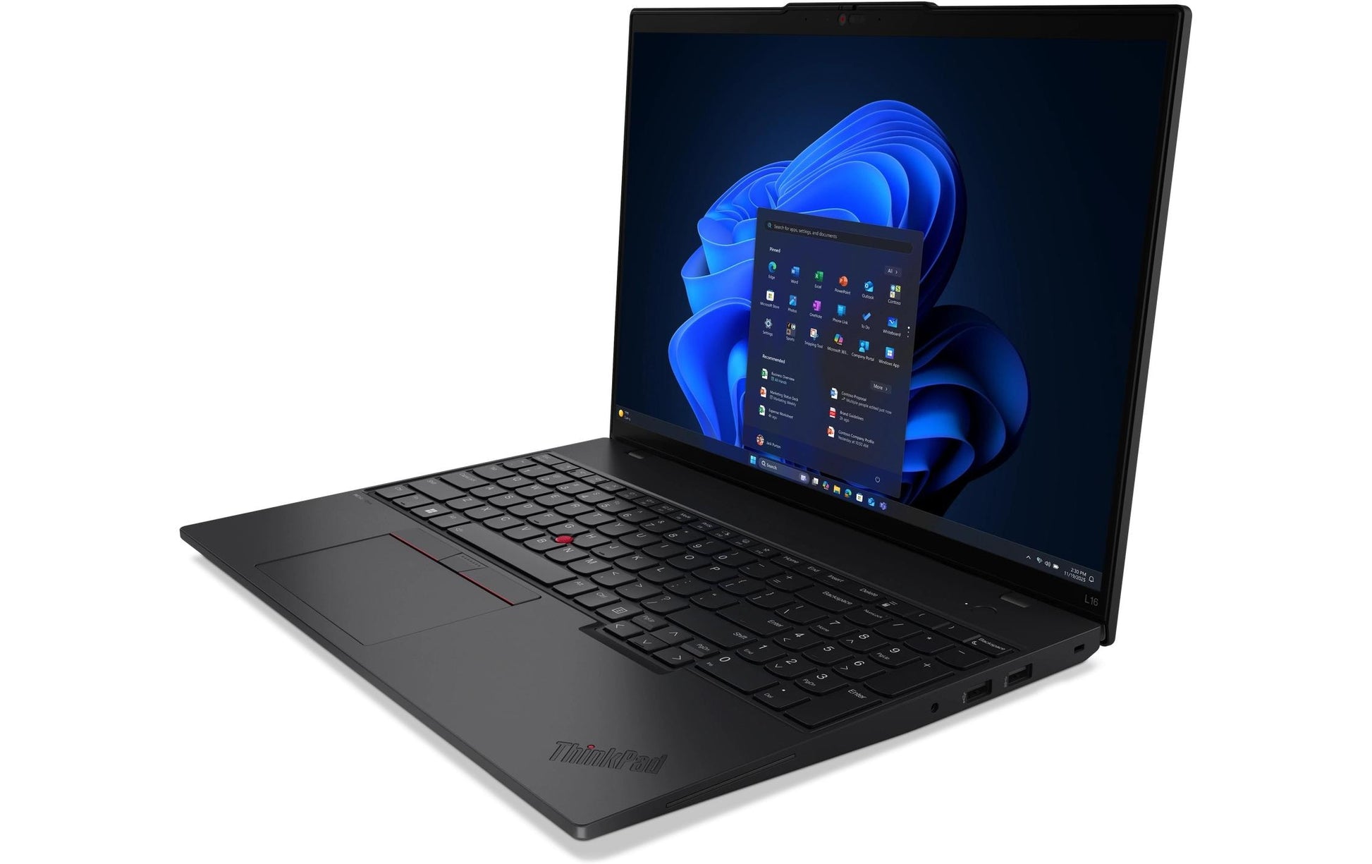 Lenovo ThinkPad L16 Gen 2 (Ultra 7 255U, 40,6 cm (16"), 16 GB, 512 GB) – Laptop, Windows 11 Pro