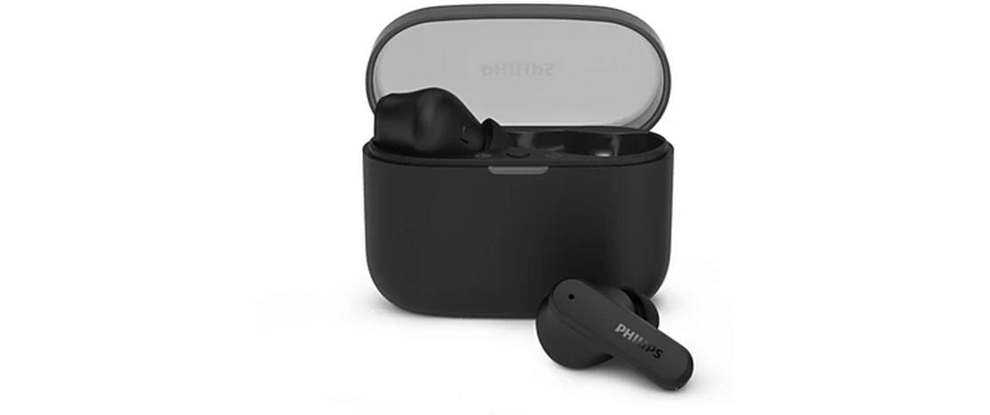 Philips TAT2000BK/00 – True Wireless In-Ear Kopfhörer – Bluetooth, IPX4 – Schwarz – bis 32 h