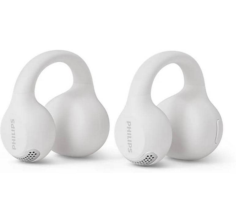 Philips TAQ2000WT/00 – True Wireless In-Ear (Open-Ear) Kopfhörer – Bluetooth 5.4, IPX4 – Weiss – bis 28 h