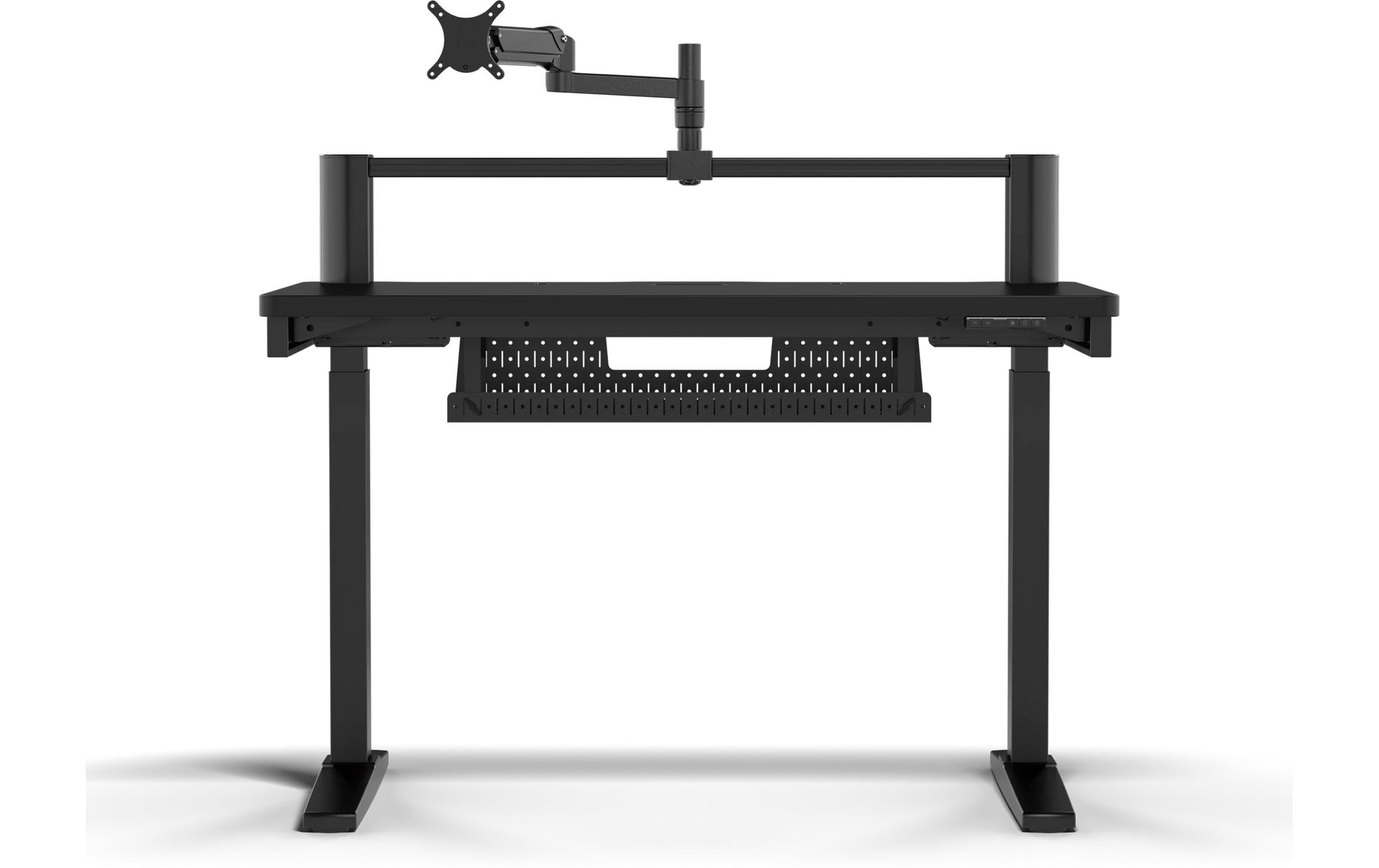 Corsair Platform:4 Elevate – Sitz-/Steh-Tisch mit elektrischer Platte, 120 × 76 cm, 120 kg, Schwarz