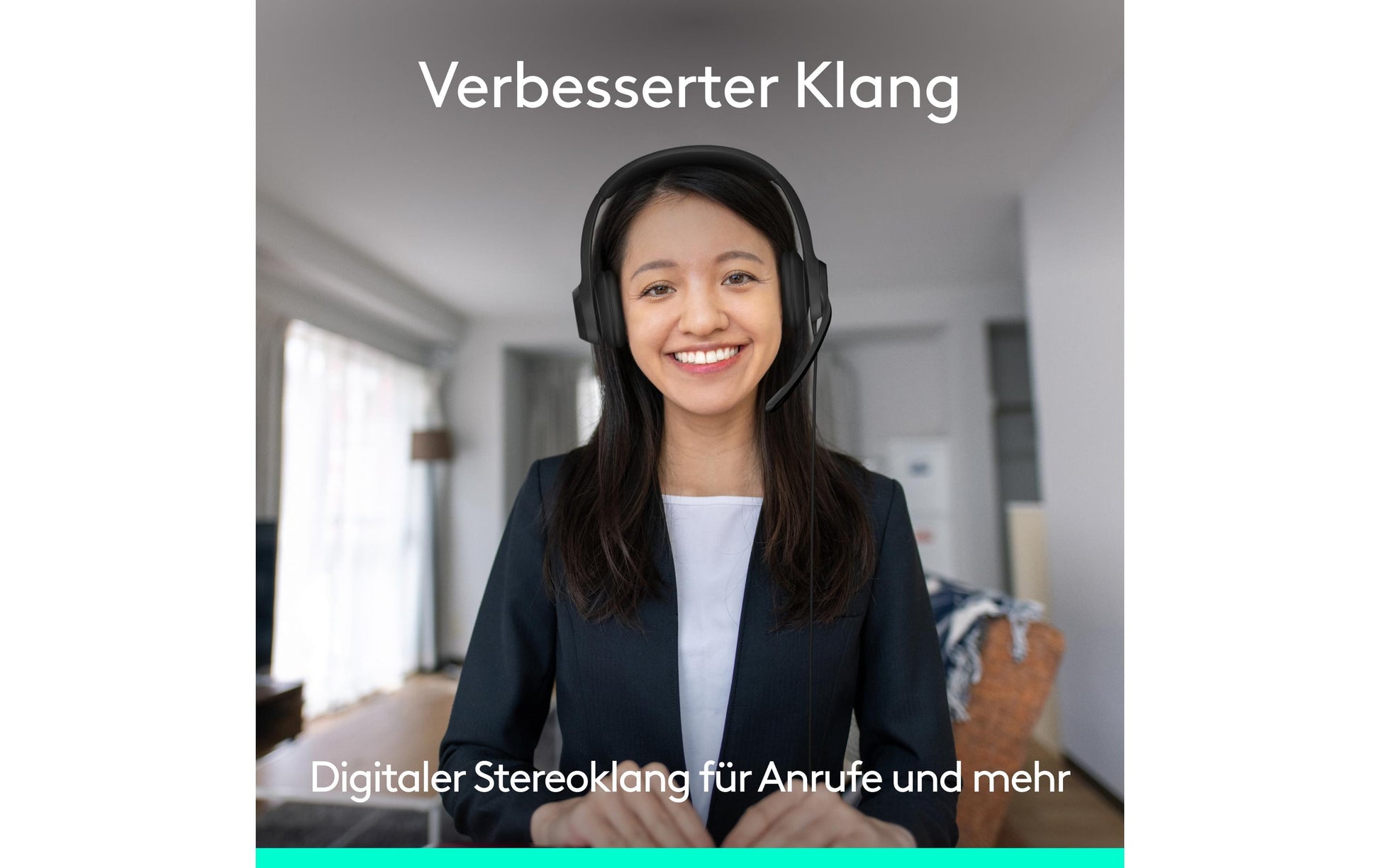 Logitech H390 – Duo Headset – USB-C – Schwarz