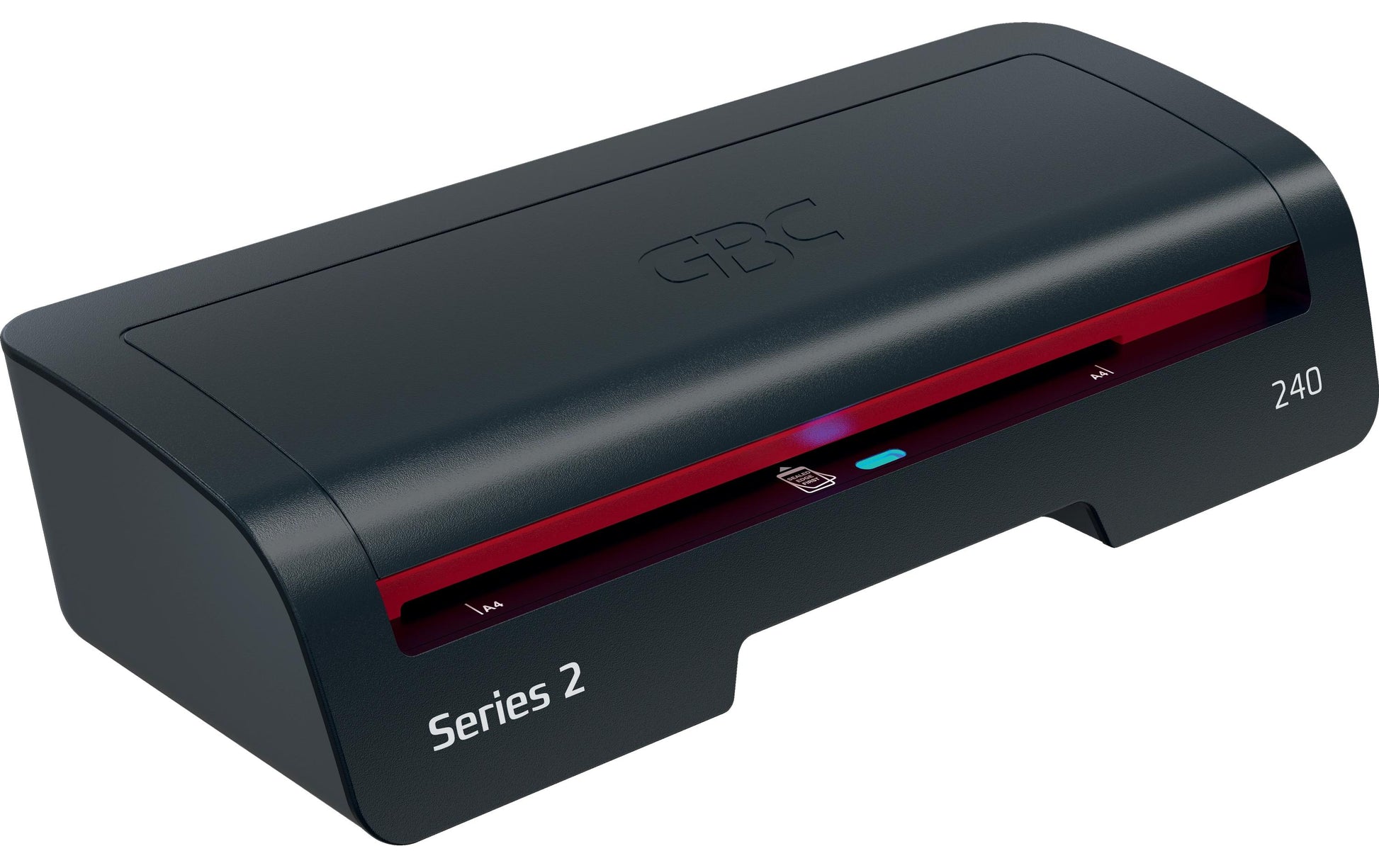GBC 240 Laminiergerät A4 – 2 Rollen, 75–125 µm, Aufheizzeit 2 Min., 400 mm/min, Schwarz