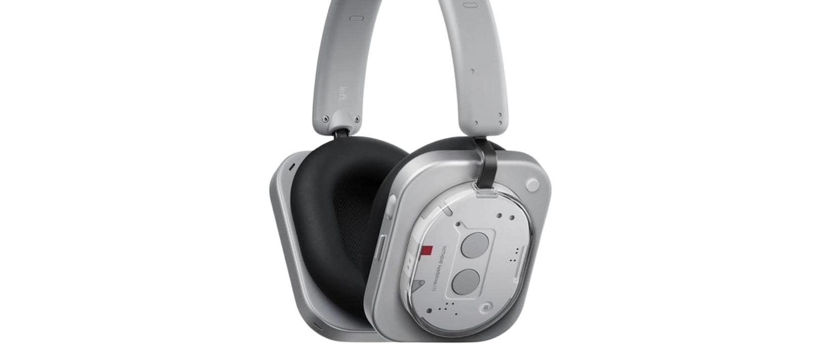Nothing Headphone (1) Over-Ear Kopfhörer – Stereo, Kabel + BT 5,3, ANC, Weiss