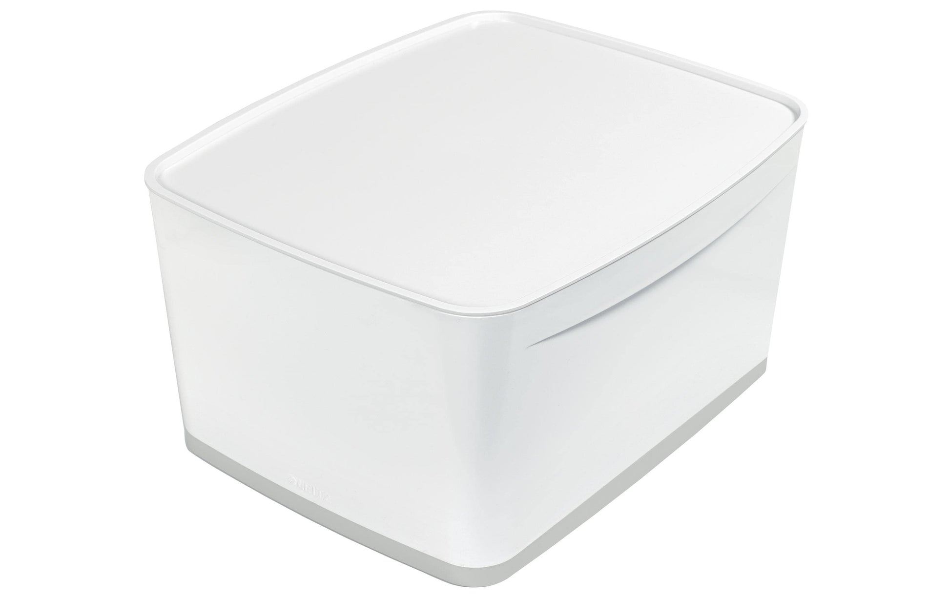 Leitz Aufbewahrungsbox MyBox – ABS-Kunststoff, weiss/grau, 31,8 × 19,8 × 38,5 cm