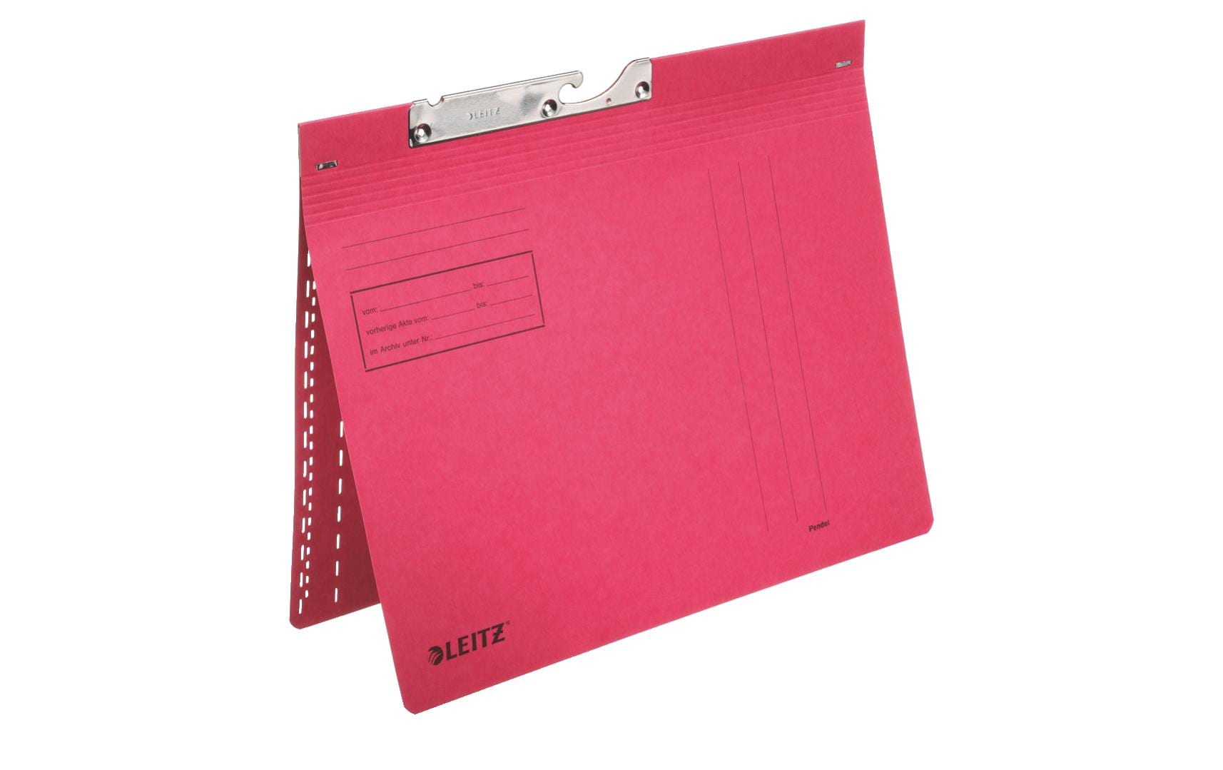 Leitz Hängehefter – für A4, 1-teilig, Rot, Karton, 50 Stk.