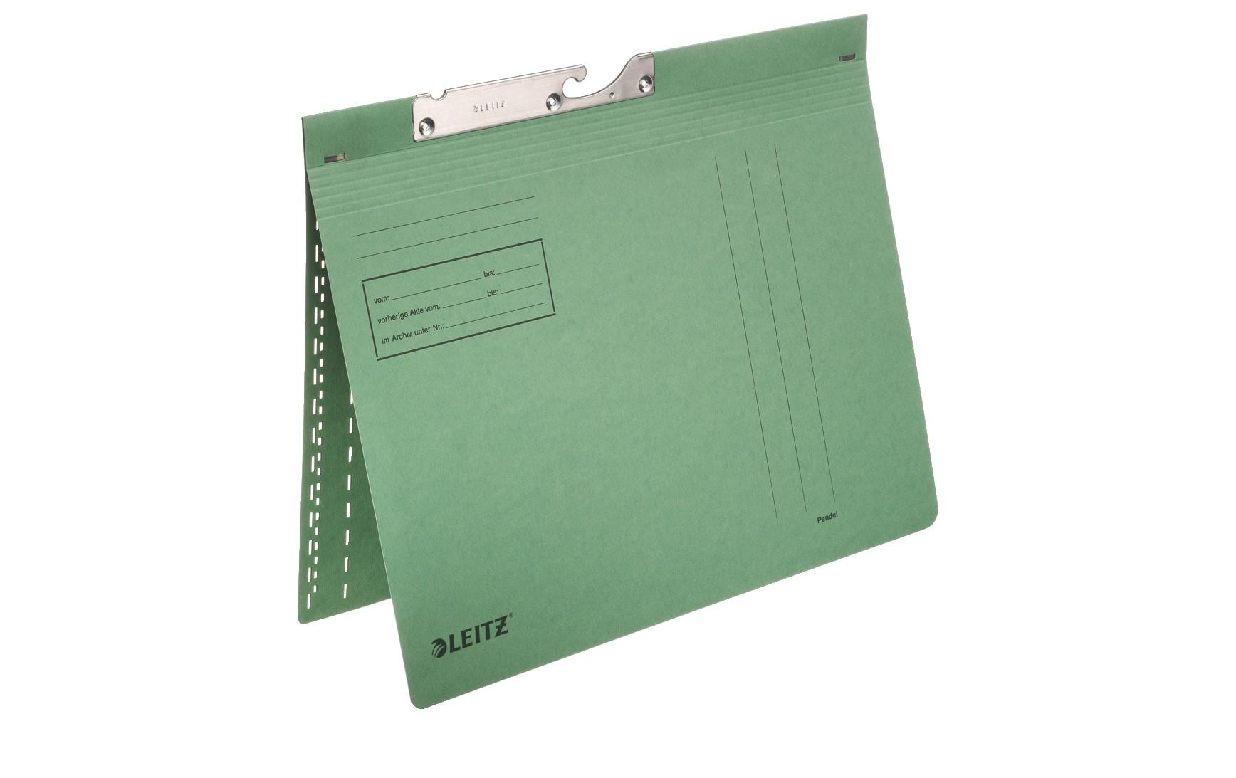 Leitz Hängehefter – für A4, 1-teilig, Grün, Karton, 50 Stk.