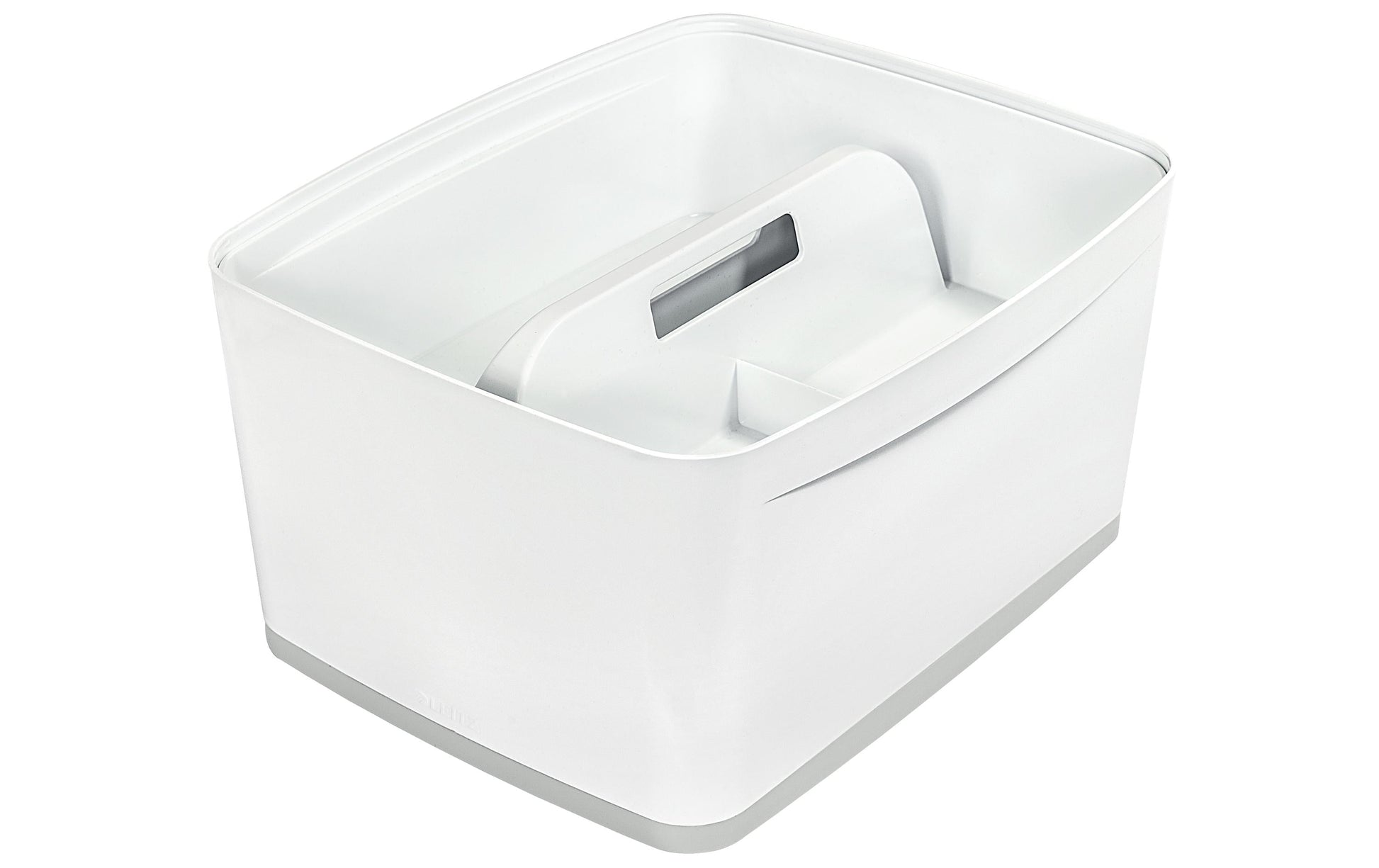 Leitz Aufbewahrungsbox MyBox – ABS-Kunststoff, weiss/grau, 31,8 × 19,8 × 38,5 cm