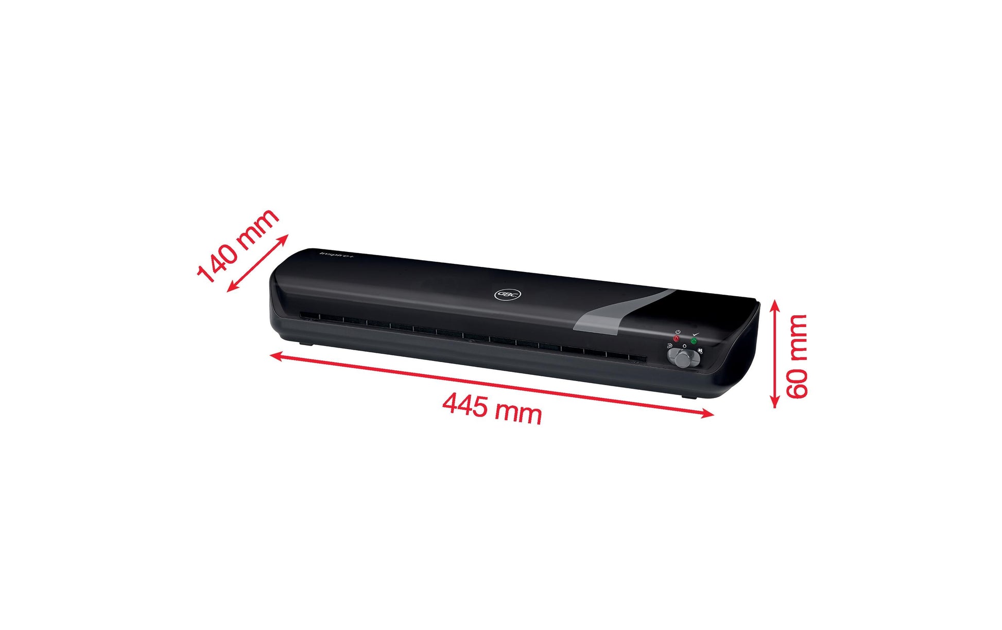 GBC Inspire+ Laminiergerät A3 – 2-Rollen, 75–125 µm, Kaltlamination, Aufheizzeit 4 Min., 250 mm/min