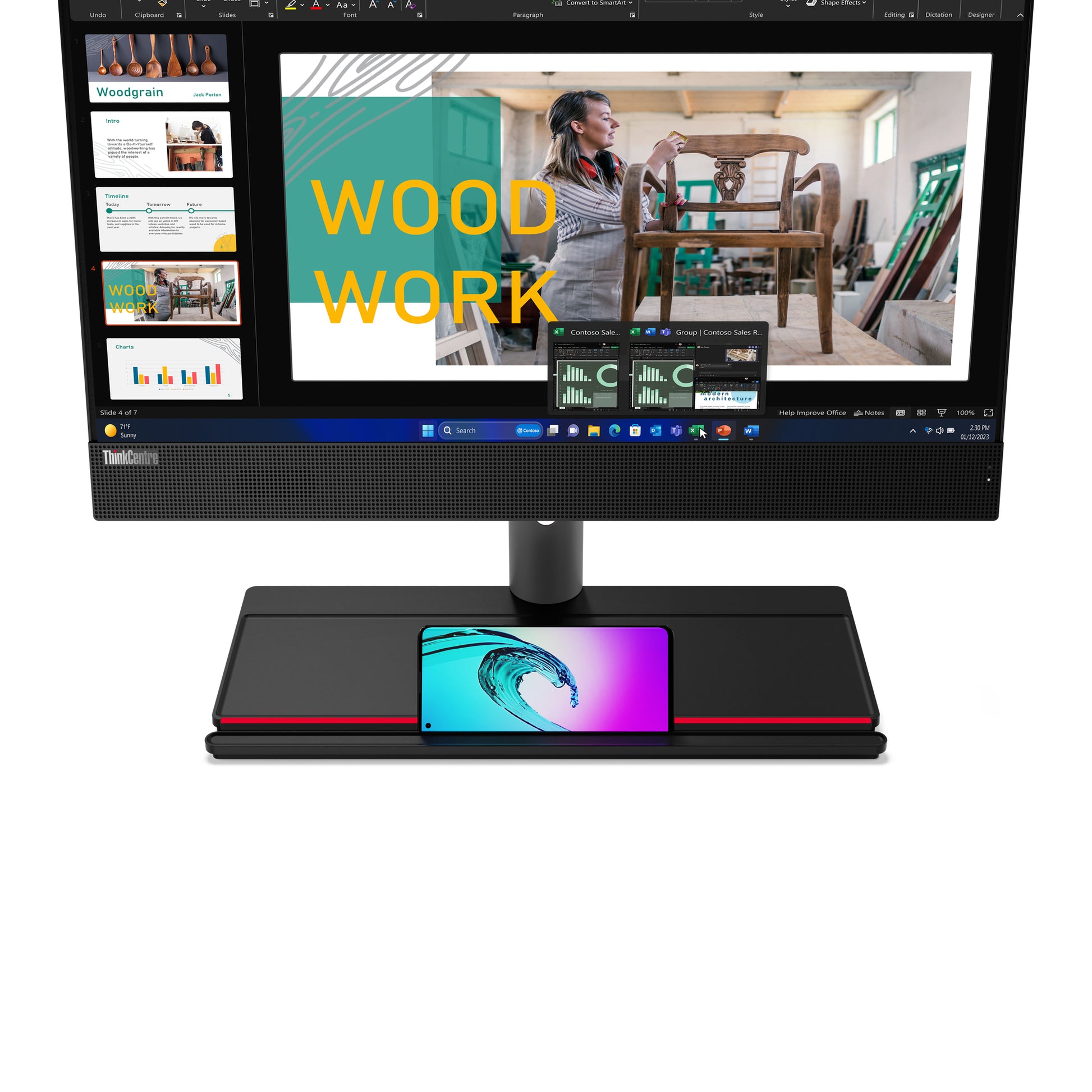 Lenovo ThinkCentre M90a Gen 5 All-in-One-PC – Windows 11 Pro, Schweiz