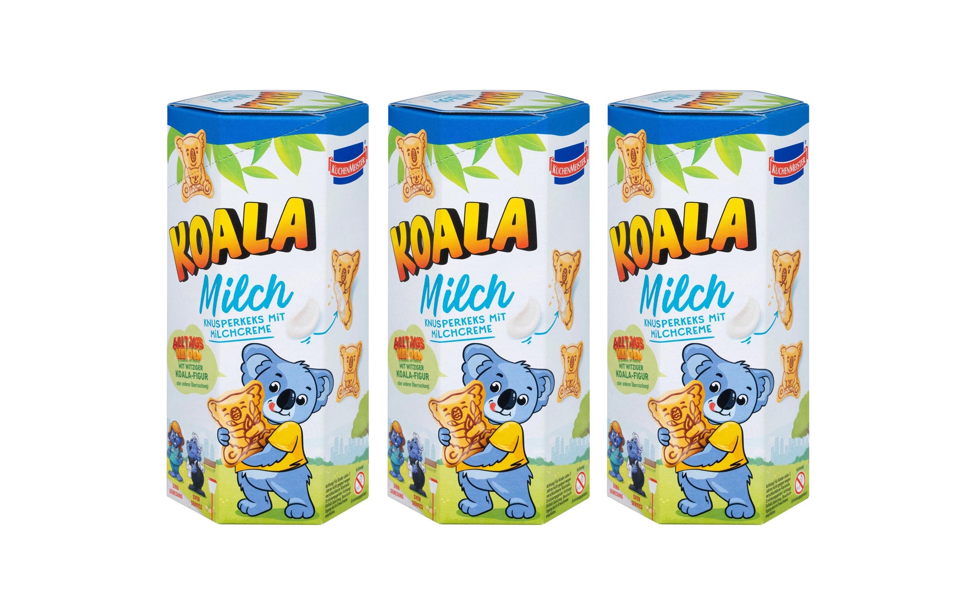 Kuchenmeister Koala Milch Kekse – 3 × 75 g