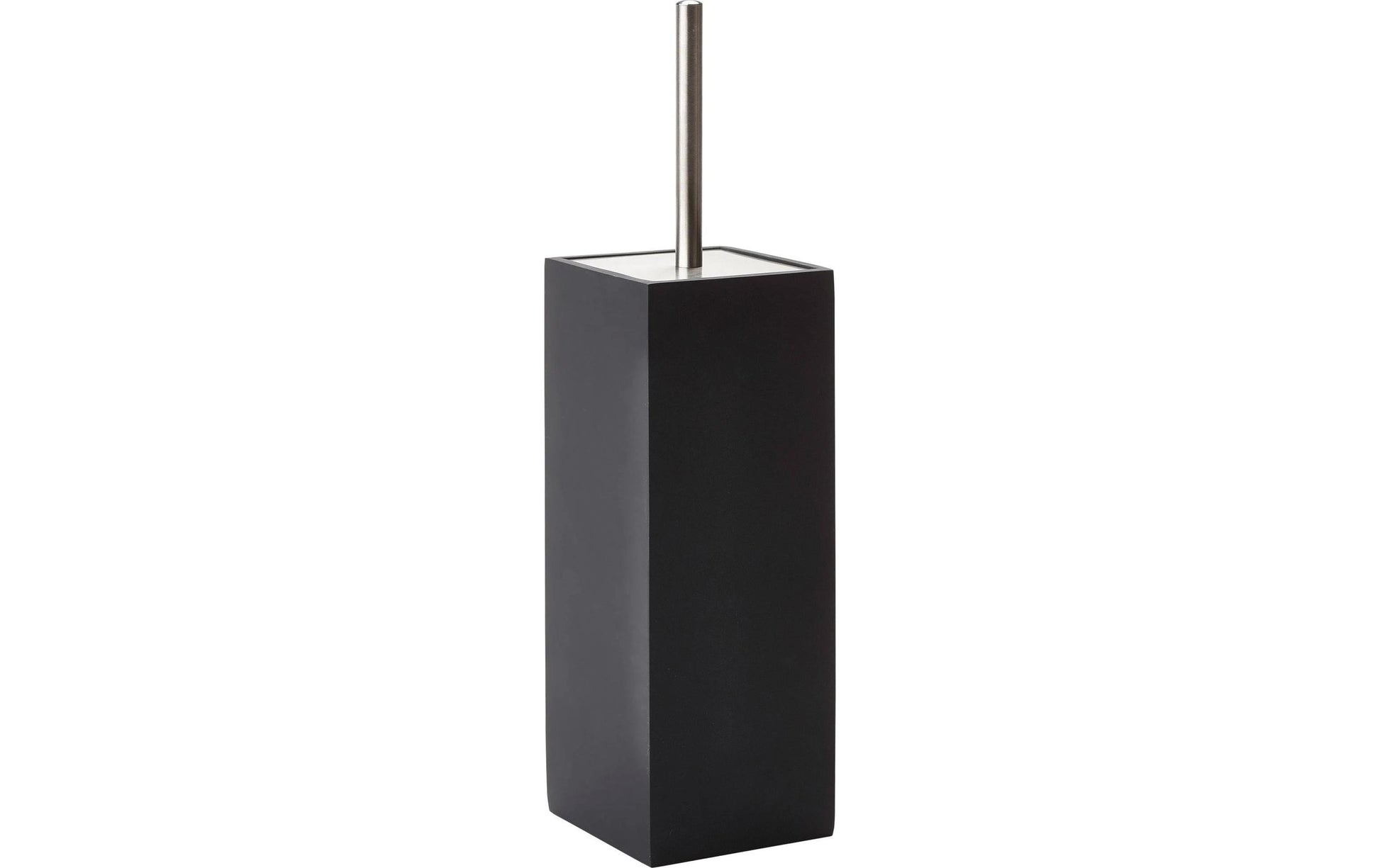 Aquanova Moon – WC-Bürstenhalter – Polyresin, Schwarz, 10 × 10 × 38,5 cm