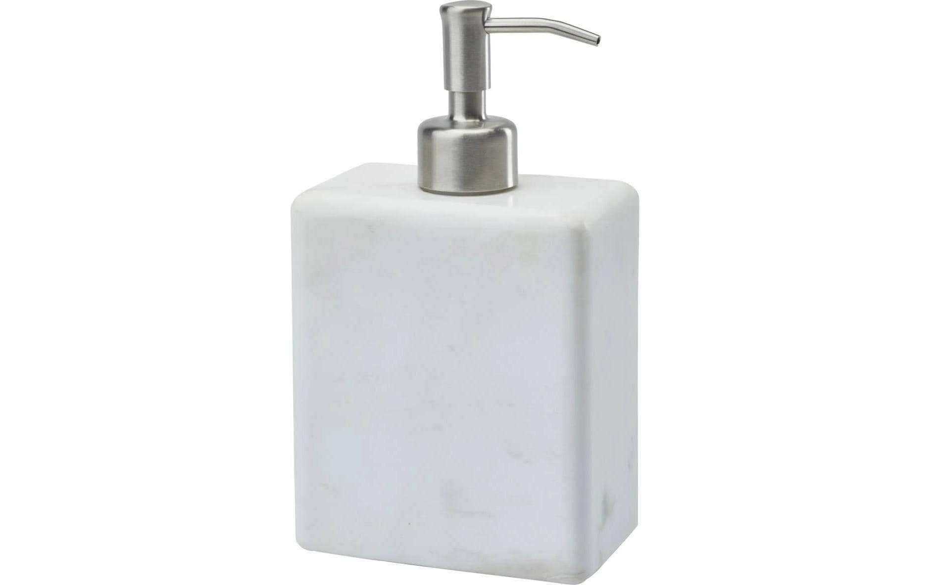 Aquanova Hammam Seifenspender – Metall, Weiss, 200 ml