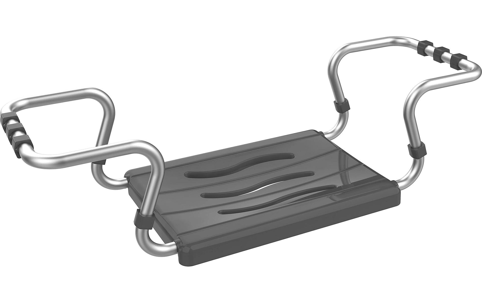 MSV Badewannensitz 140704 – 70×18,7×26,1 cm, Aluminium/Polypropylen (Sitz), 120 kg, Dunkelgrau