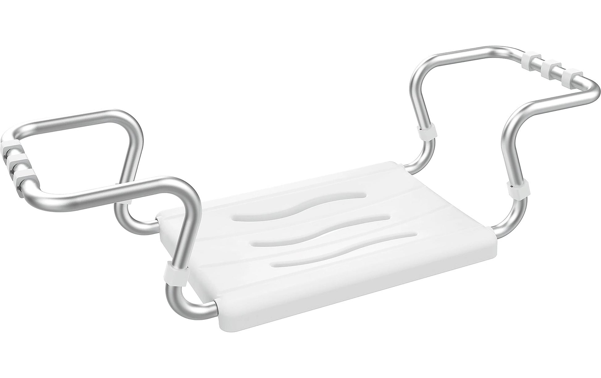MSV Badewannensitz – 70×18,7×26,1 cm, Aluminium/Polypropylen, 120 kg, Weiss
