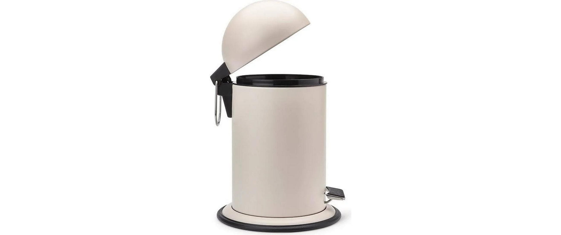 Aquanova Tisch-Abfallbehälter Ona – 3 l – Metall, beige – Ø 220 × H 340 mm