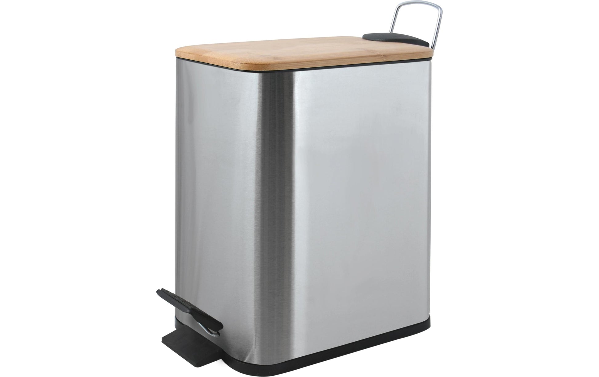 Spirella Papierkorb – 5 l – Stahl, Grau – B × H × T 140 × 290 × 280 mm