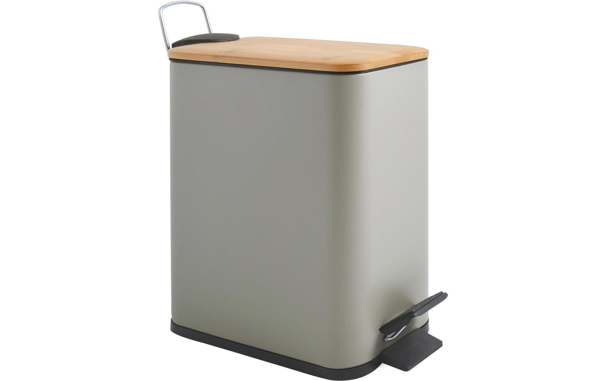 Spirella Papierkorb – 5 l – Stahl, Taupe – B × H × T 140 × 290 × 280 mm