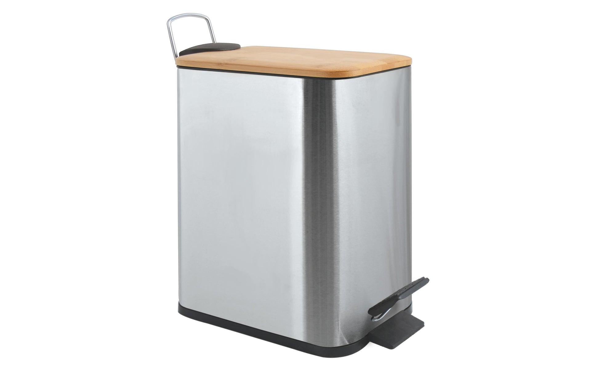 Spirella Papierkorb – 5 l – Stahl, Grau – B × H × T 140 × 290 × 280 mm