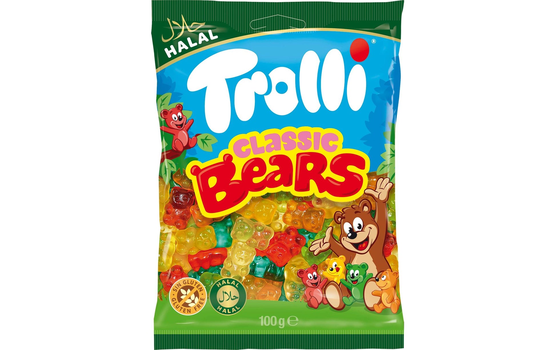 Trolli Halal Classic Bears Gummibärchen – Früchte – 100 g