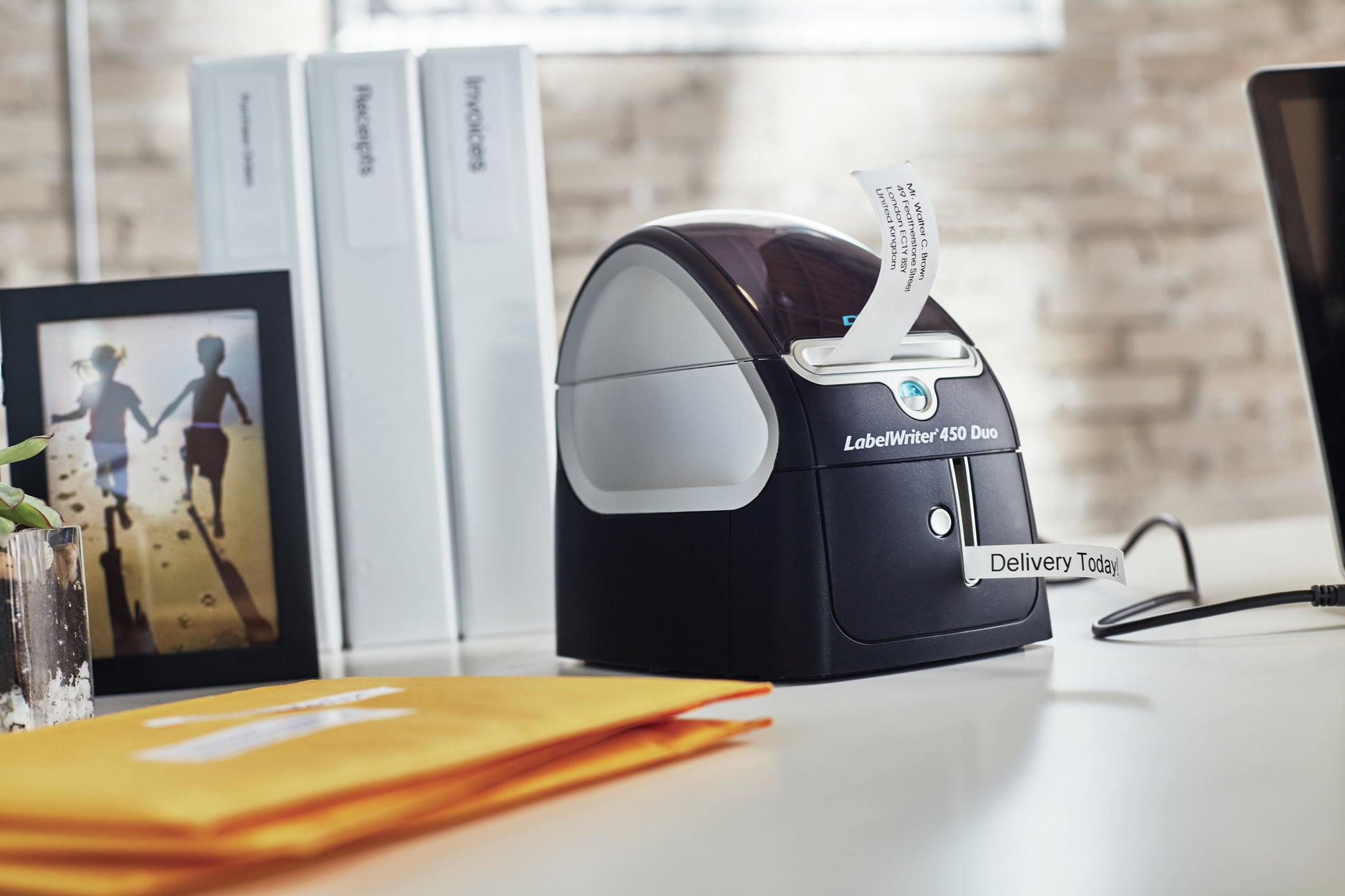 DYMO LabelWriter 450 Duo – Etikettendrucker, Thermodirekt, bis 60 mm, für D1-Bänder 6–24 mm