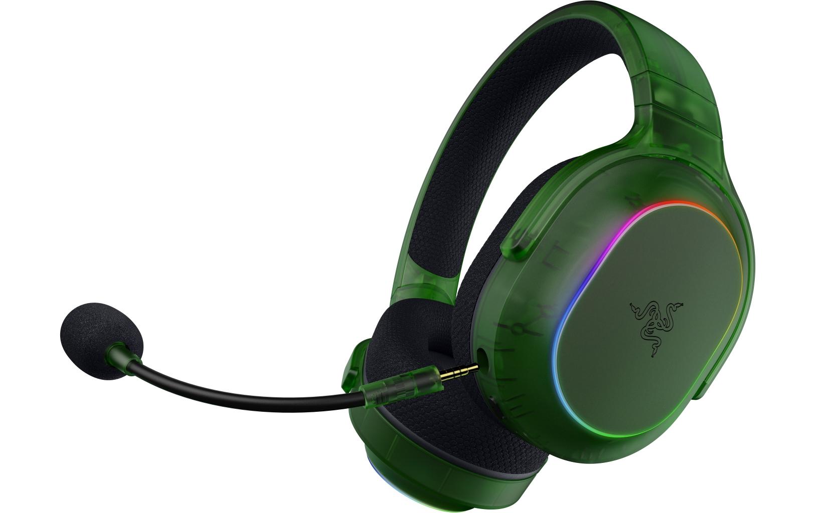 Razer Barracuda X – Kabelloses Over-Ear Gaming-Headset – Surround-Sound, abnehmbares Mikrofon – Grün