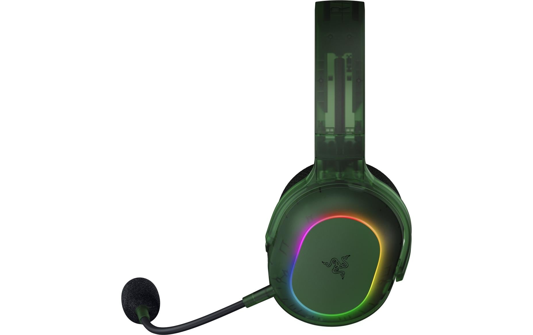 Razer Barracuda X – Kabelloses Over-Ear Gaming-Headset – Surround-Sound, abnehmbares Mikrofon – Grün