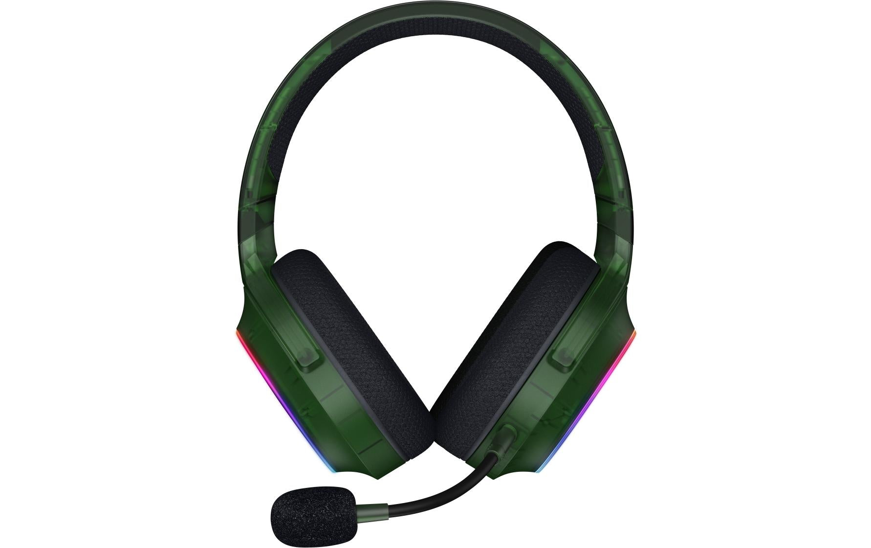 Razer Barracuda X – Kabelloses Over-Ear Gaming-Headset – Surround-Sound, abnehmbares Mikrofon – Grün