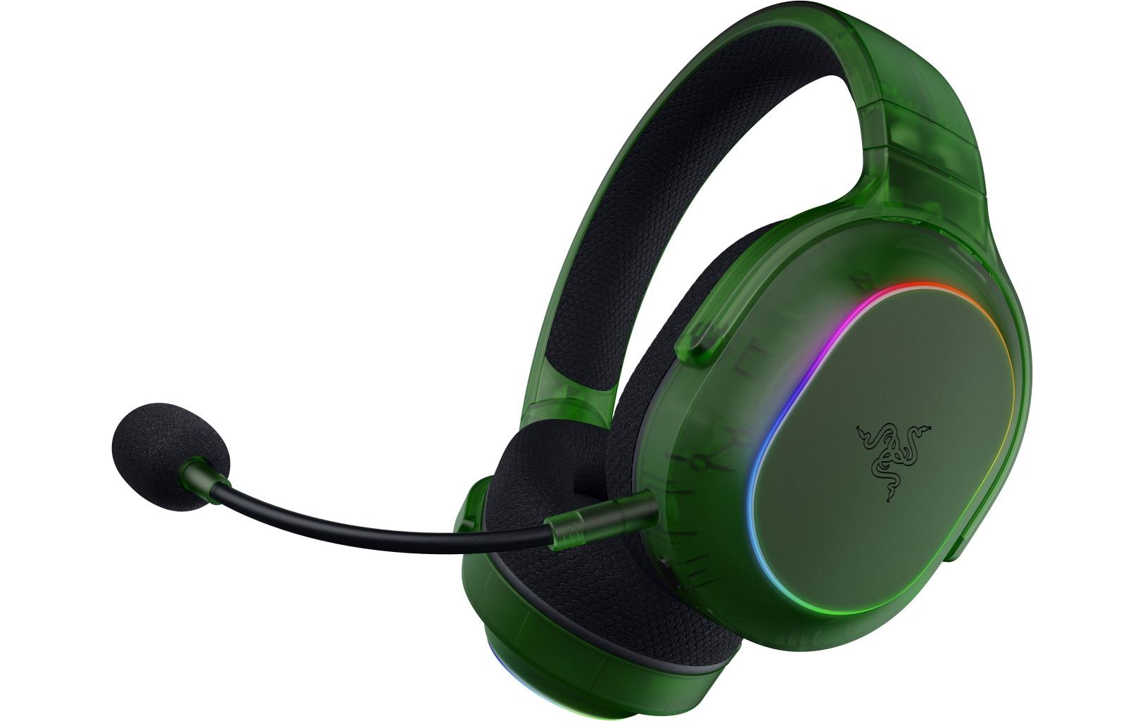 Razer Barracuda X – Kabelloses Over-Ear Gaming-Headset – Surround-Sound, abnehmbares Mikrofon – Grün