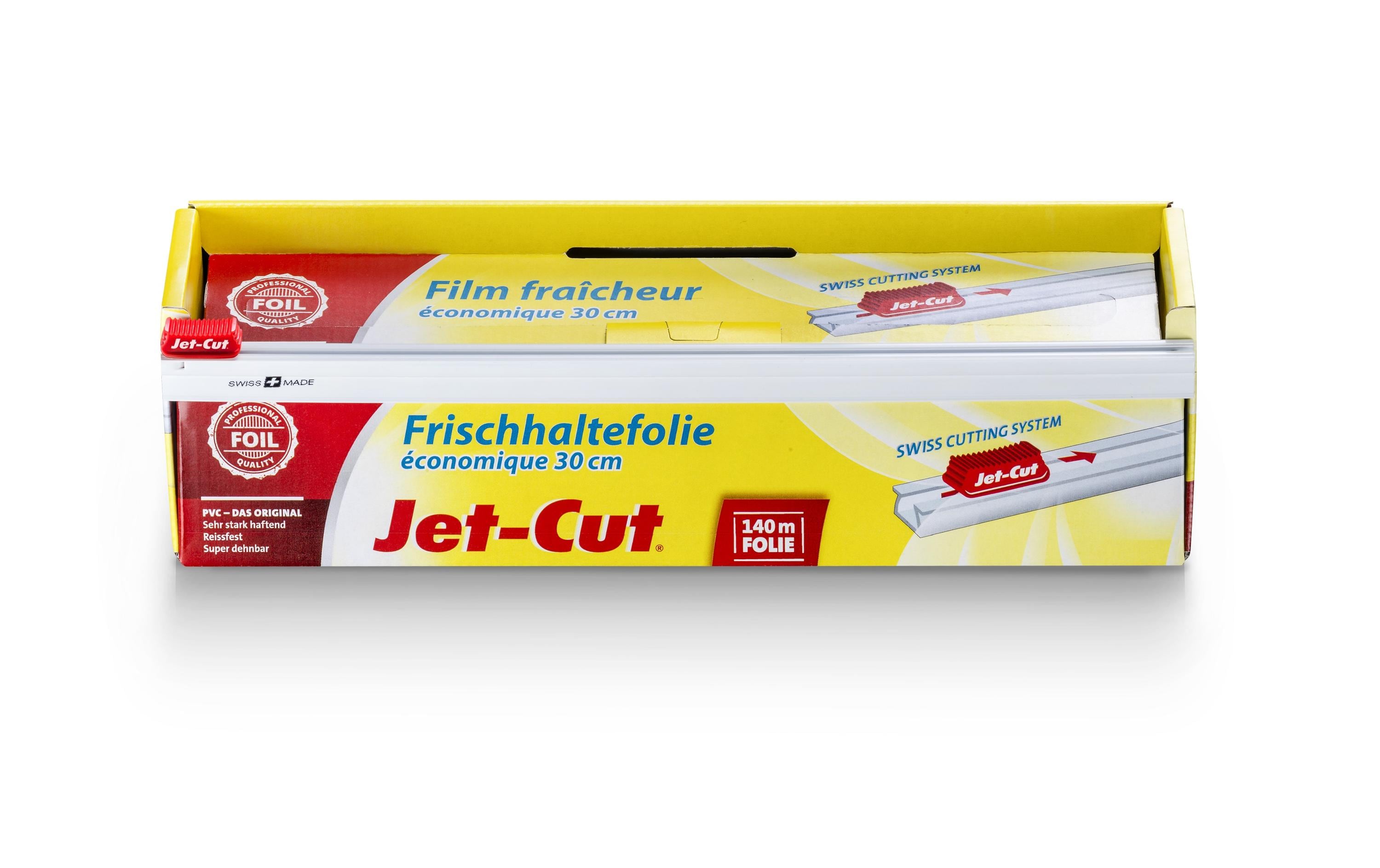 Jet-cut Frischhaltefolie 30 cm × 140 m, Polyvinylchlorid (PVC), transparent