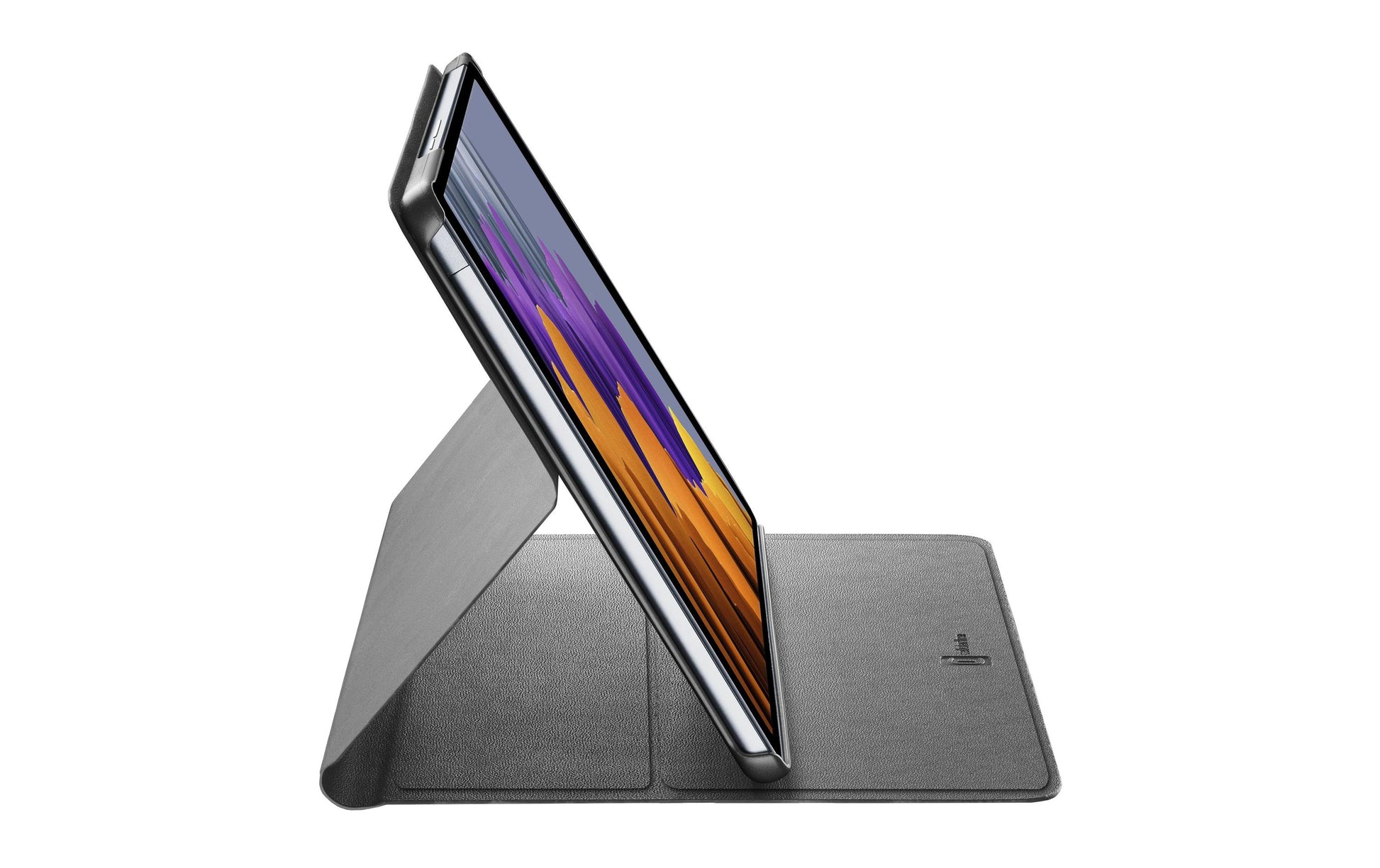 Cellularline Folio Case Tab Tablet- & Notebook-Tasche – für Galaxy Tab S9 FE+ (12,4"), Kunstleder, Schwarz
