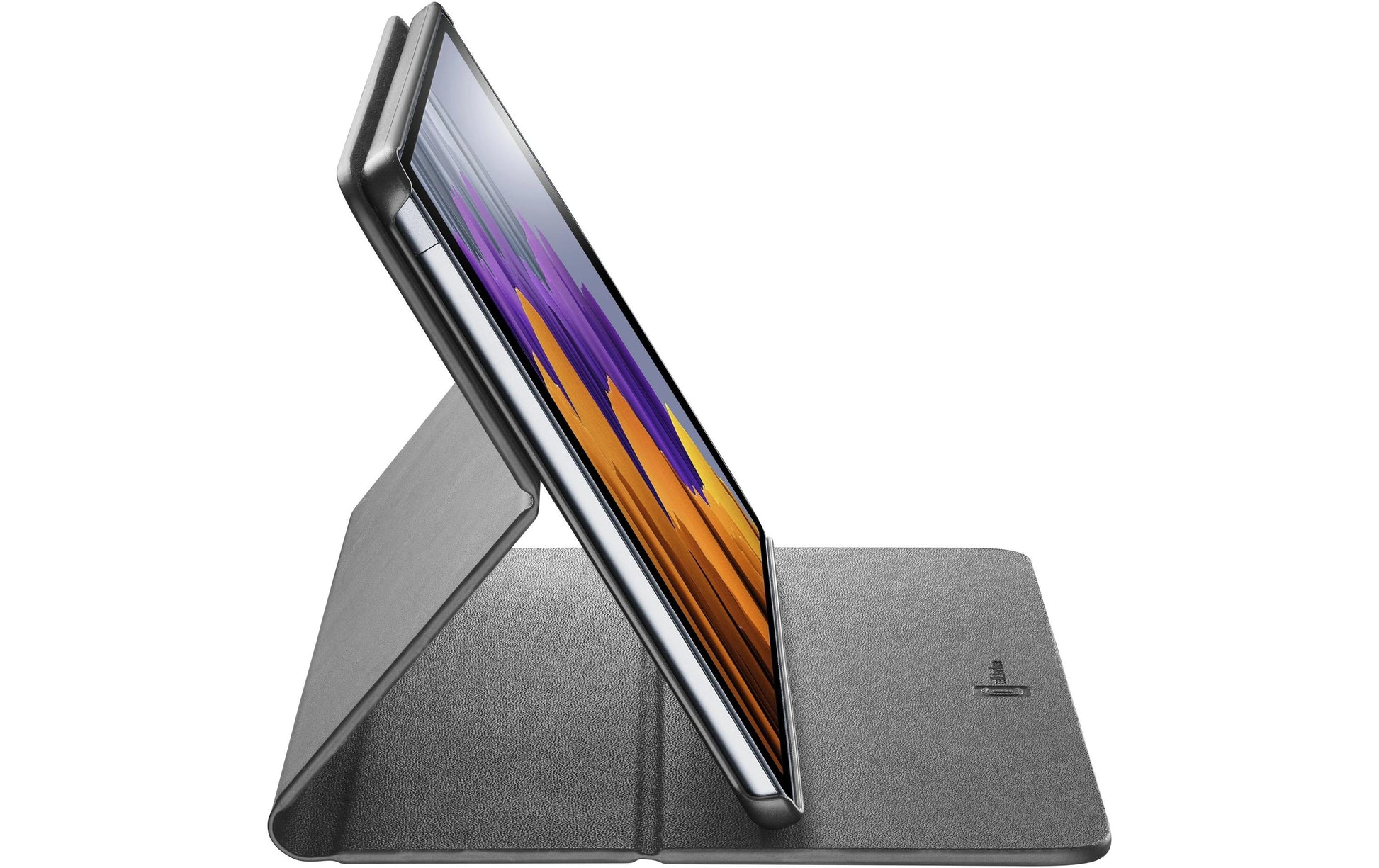 Cellularline Notebook-Schutzhülle – für Galaxy Tab S8, 11", Kunstleder, Schwarz