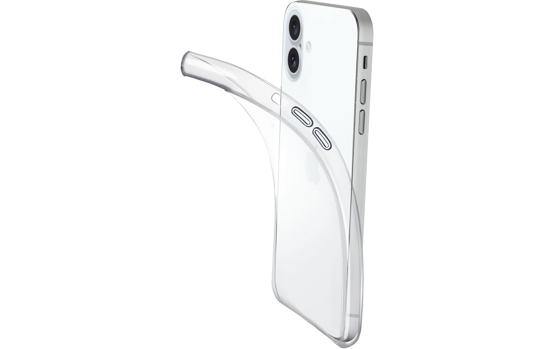 Cellularline Backcover – für Apple iPhone 16 – transparent – TPU