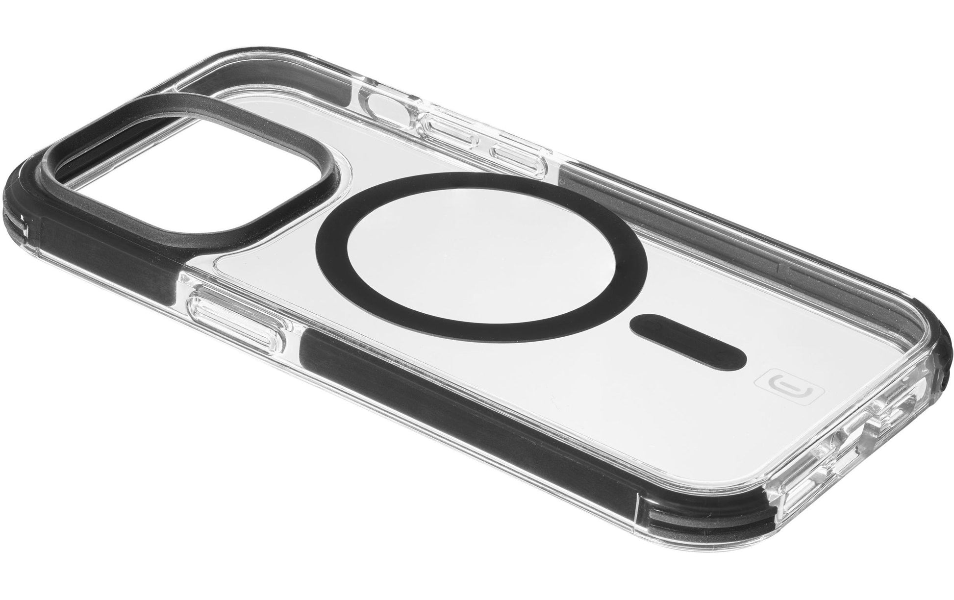 Cellularline Strong Guard Backcover – für Apple iPhone 15, MagSafe, Kunststoff, Schwarz, antibakteriell