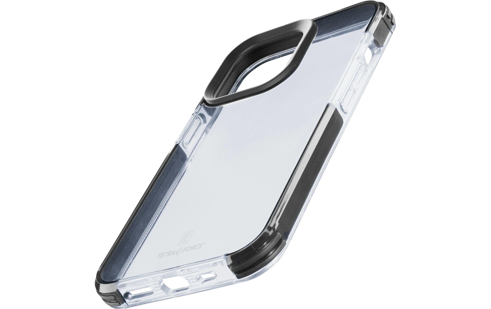 Cellularline Tetra Force Strong Guard Backcover – für Apple iPhone 15 Pro, Kunststoff, Schwarz, antibakteriell