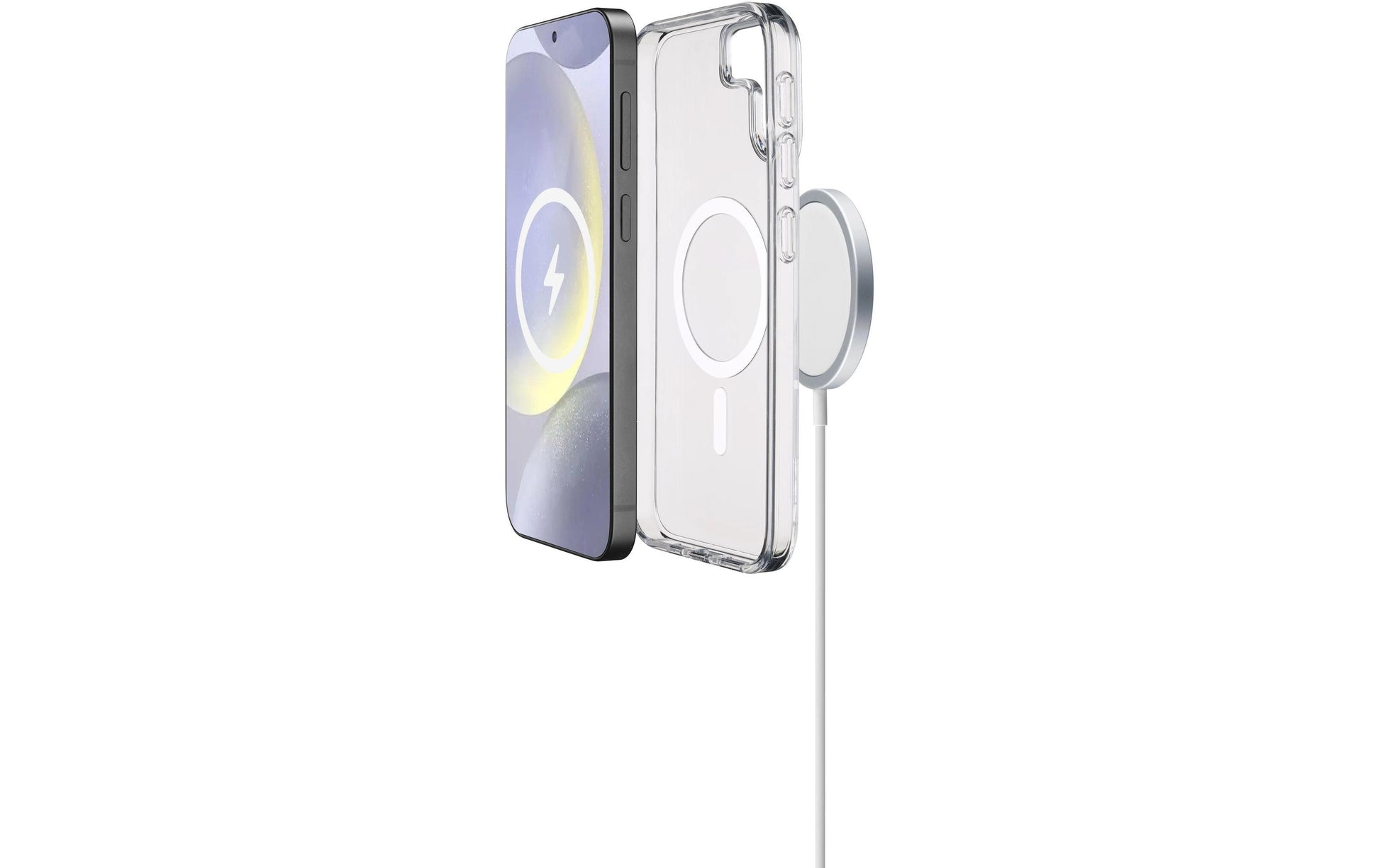 Cellularline Gloss Mag – Backcover – für Samsung Galaxy S25+ – MagSafe, Kunststoff, Transparent