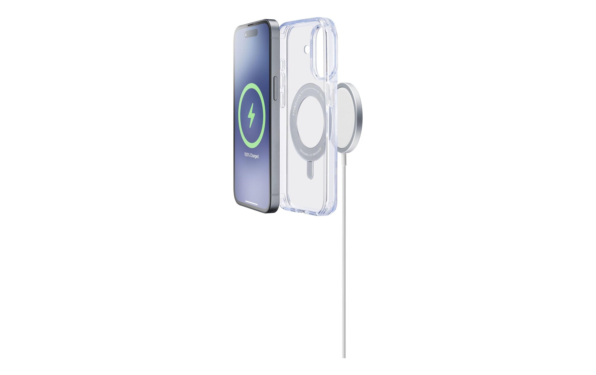 Cellularline Backcover – für Apple iPhone 16 – transparent – MagSafe-kompatibel