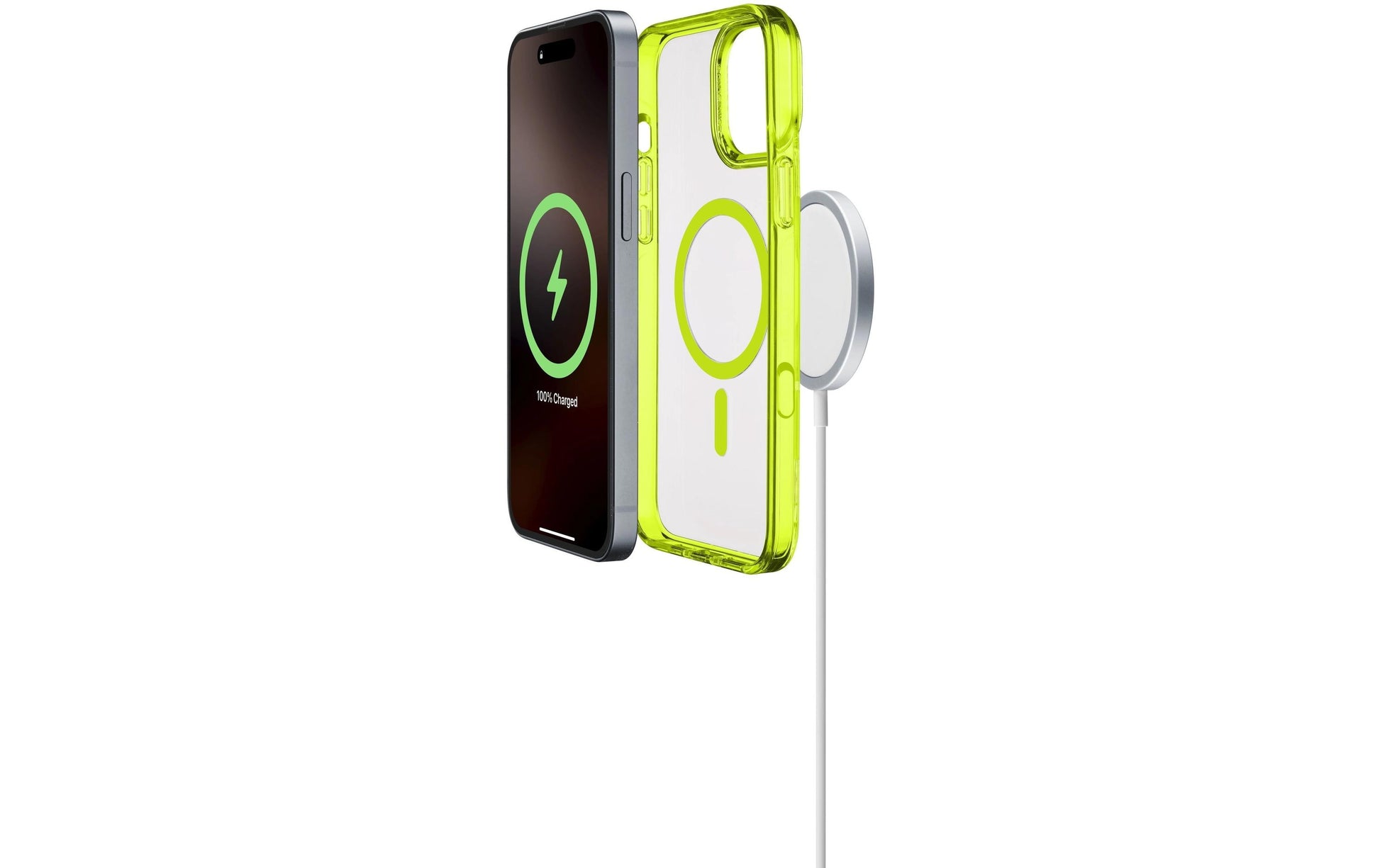 Cellularline Backcover Iconic – für Apple iPhone 16 Pro Max – grün – MagSafe-kompatibel