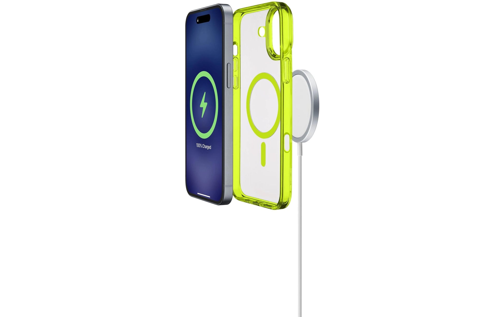 Cellularline Backcover Iconic – für Apple iPhone 16 Plus – grün – MagSafe kompatibel