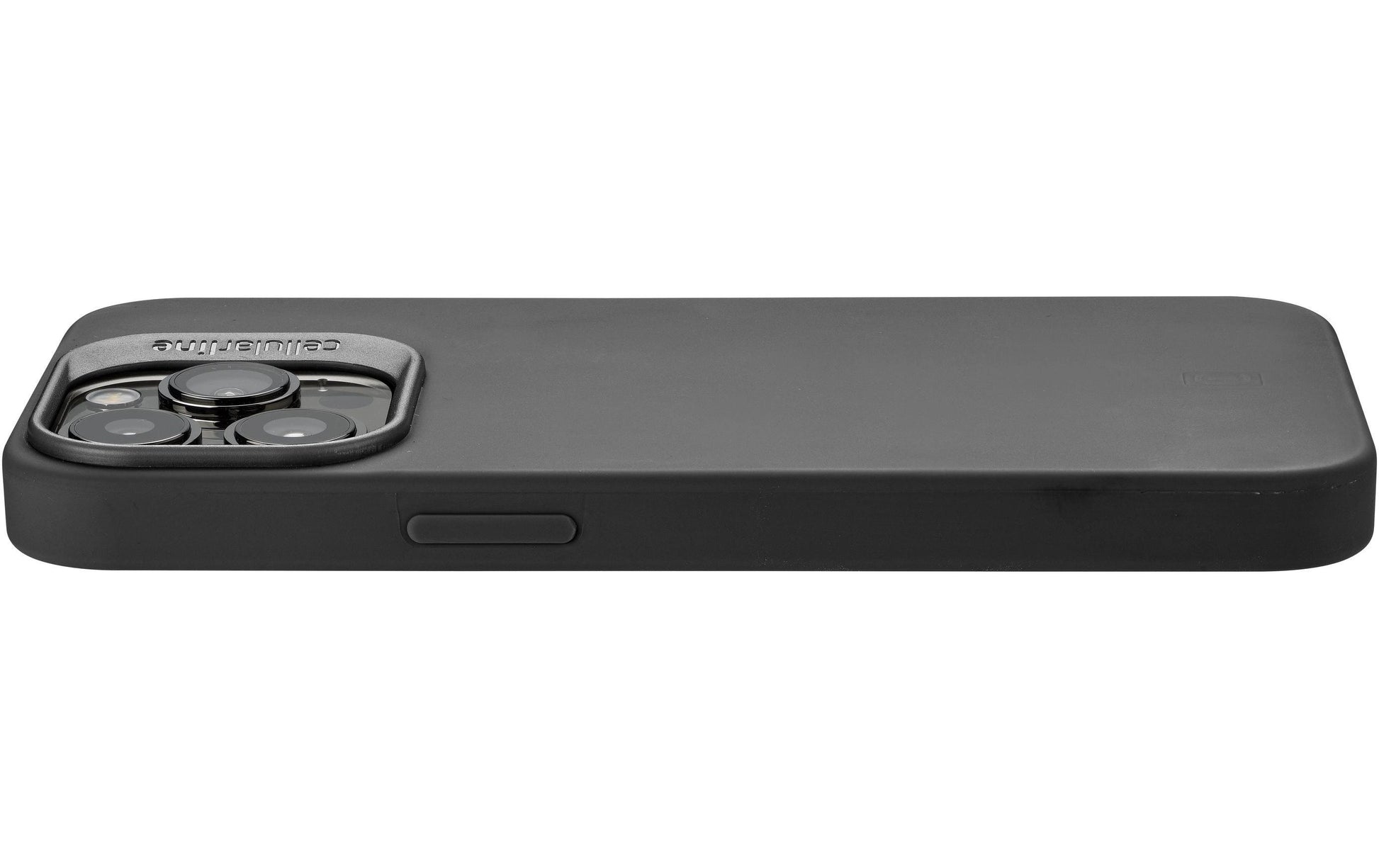 Cellularline Sensation+ Backcover – für Apple iPhone 15 Pro, Silikon, Schwarz