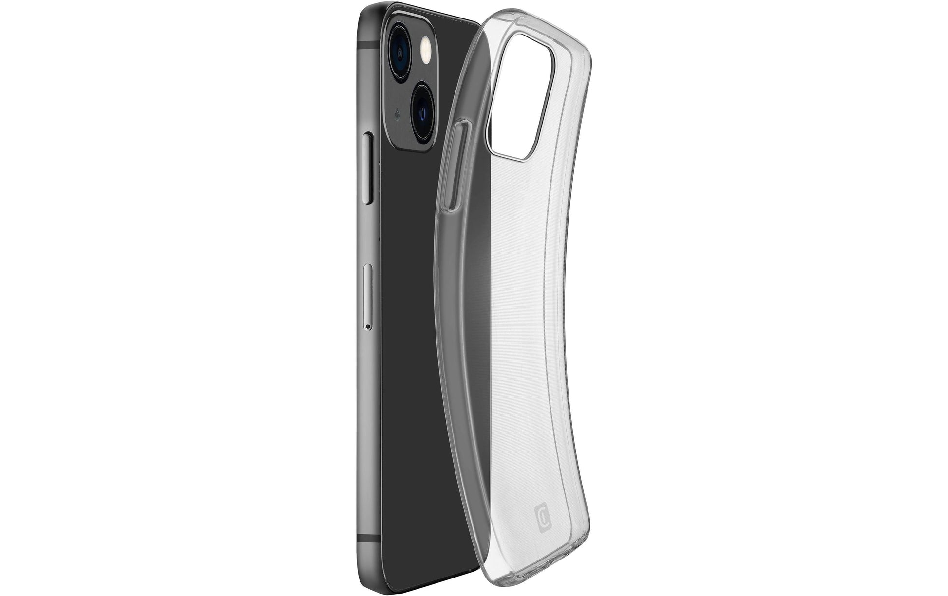 Cellularline Backcover – für Apple iPhone 15 Plus – transparent – Gummi – MagSafe-kompatibel, stossfest
