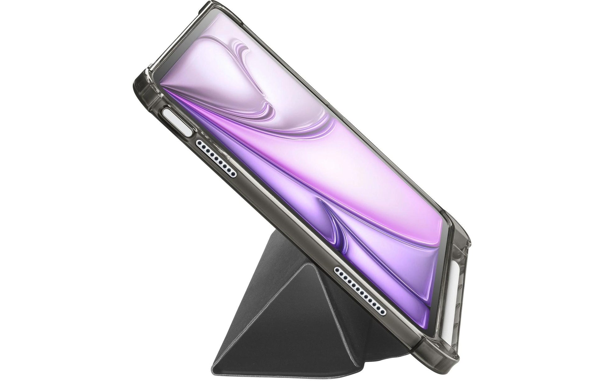 Cellularline Case iPad Notebook-Schutzhülle – für Tablets bis 11", Stoßschutz, Standfuss, Kunstleder, Schwarz