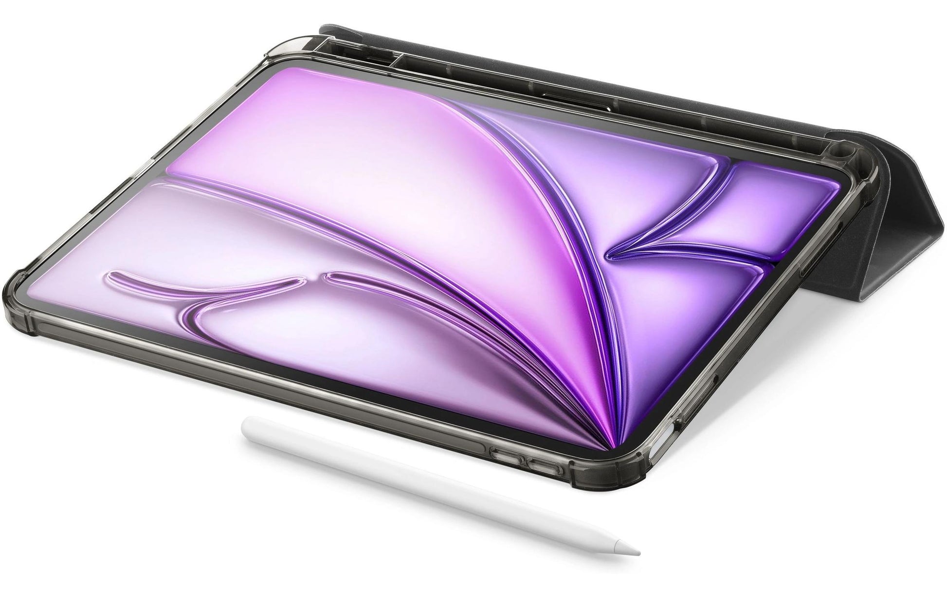 Cellularline Notebook-Schutzhülle – für iPad 12,9", Stoßschutz, Kunstleder, Schwarz