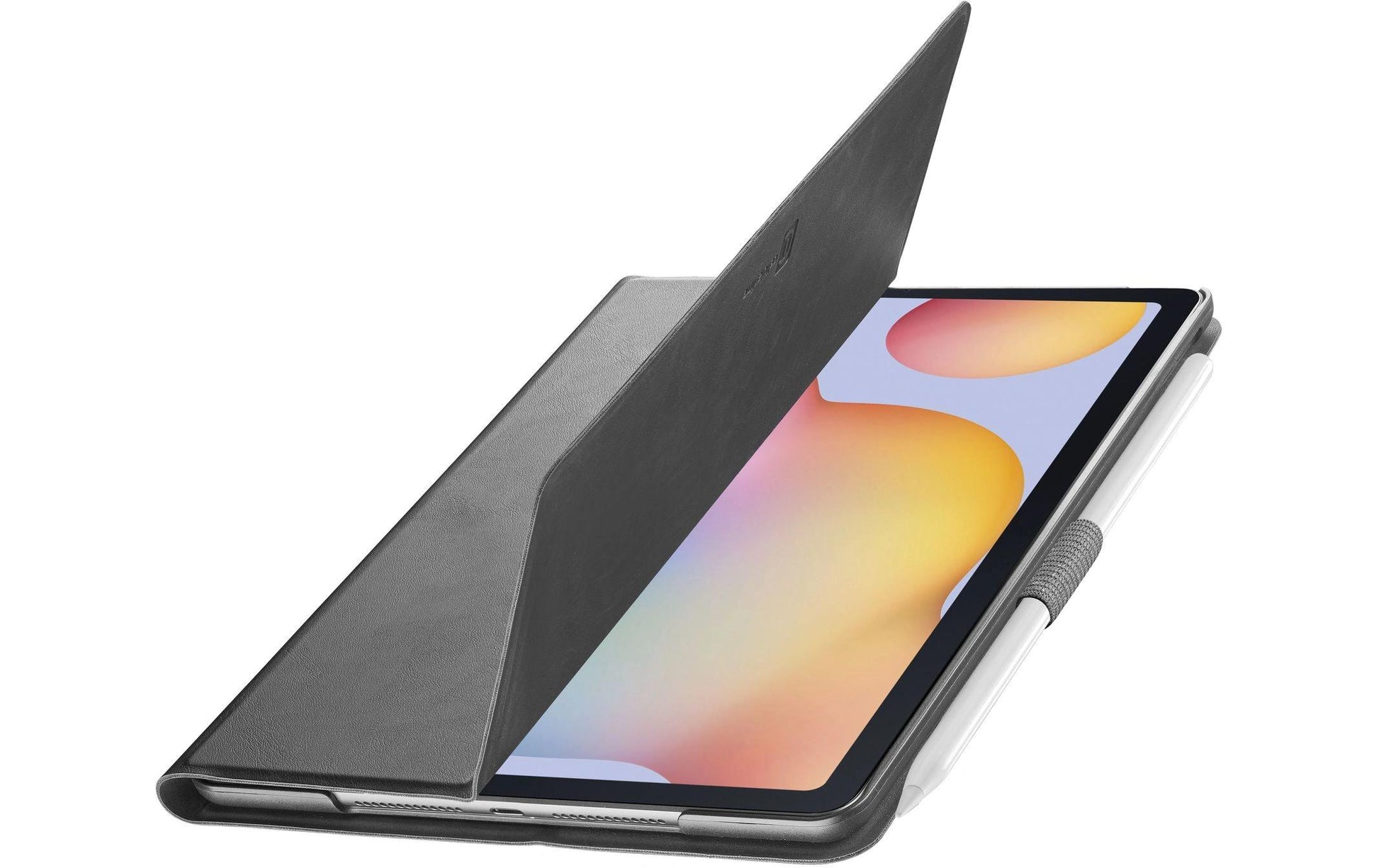 Cellularline Stand Case Tab Notebook-Schutzhülle – für Galaxy Tab S6 Lite, Stoßschutz, Kunstleder, Schwarz