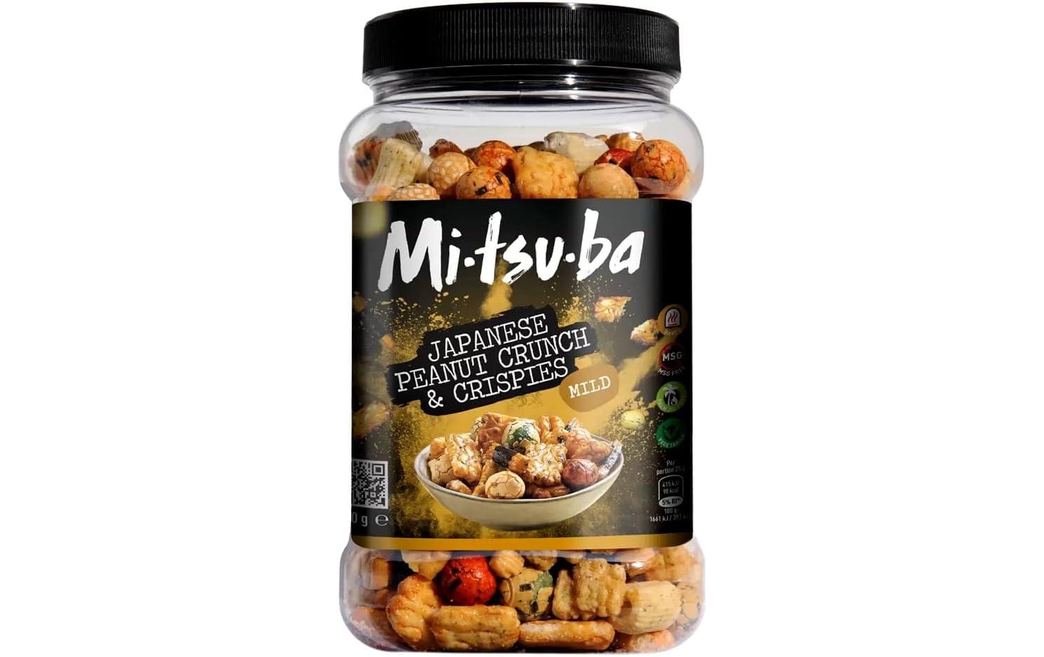 Mitsuba Japanese Peanut Crunch & Crispies Nüsse & Kerne – Sojasauce & Algen – 650 g