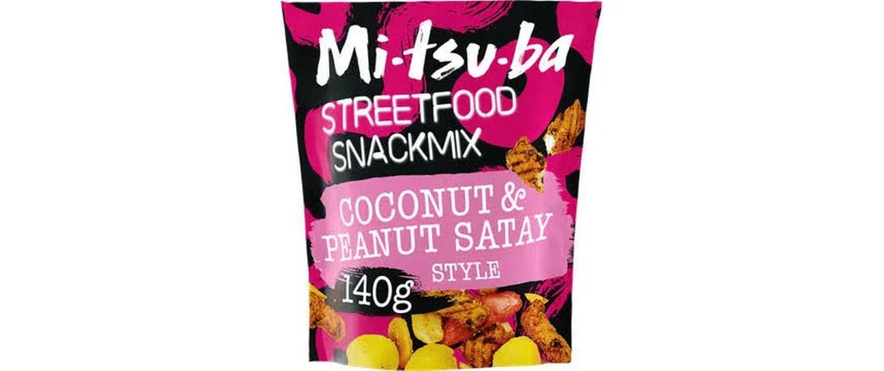 Mitsuba Street Food Mix Cracker – Kokos & Erdnuss-Satay – 140 g