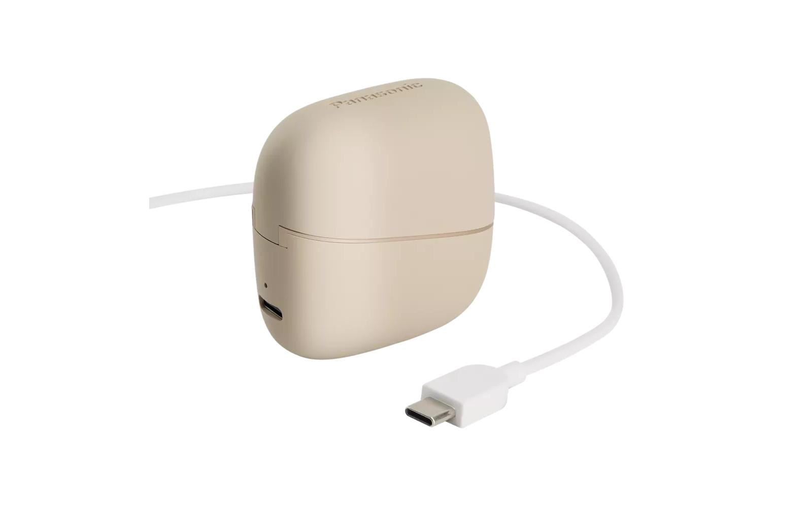 Panasonic RB-F10 – Duo Headset, Ohrbügel, Bluetooth – beige – bis 25 h