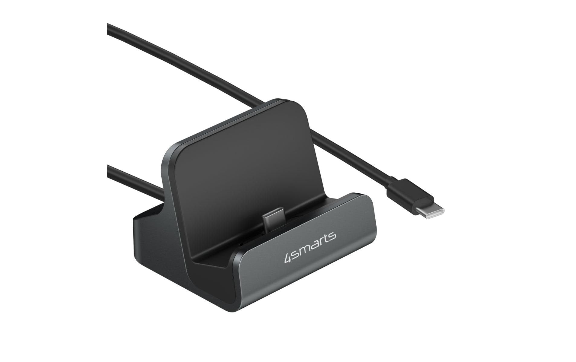 4smarts VoltDock Smartphone-Dock – USB-C – PD 60 W – für Smartphones (Universal) – Schwarz