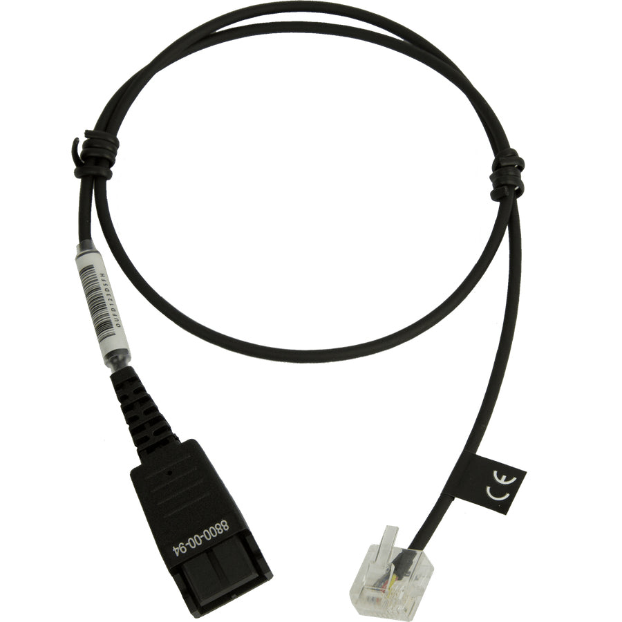 Jabra Headset-Adapter, Quick Disconnect (QD) auf RJ45, für Siemens OpenStage