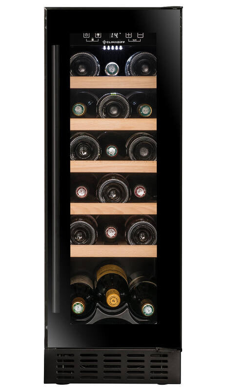 Climadiff Weinkühlschrank CBU20S2B – 57 l, 240 V, Kompressor, Energieeffizienzklasse F